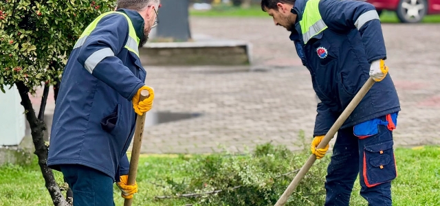 Ağaç Budama ve Peyzaj Çalışmalarına Devam Ediyor