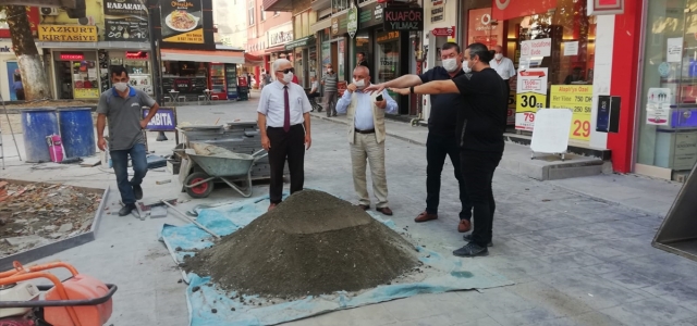 Alaplı Belediye Başkanı Nuri Tekin'den incelemeler