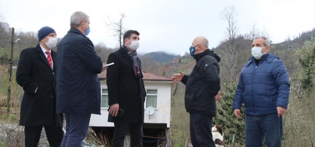 Arhavi Kaymakamı Olçaş'tan köy ziyaretleri