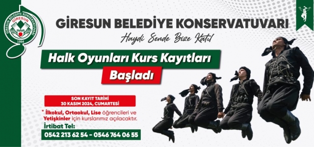 Belediye Konservatuvarı Halk Oyunları Kursu Açıyor