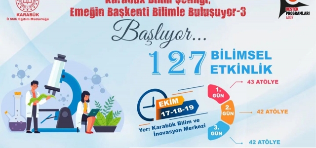  Bilim Şenliği Başlıyor