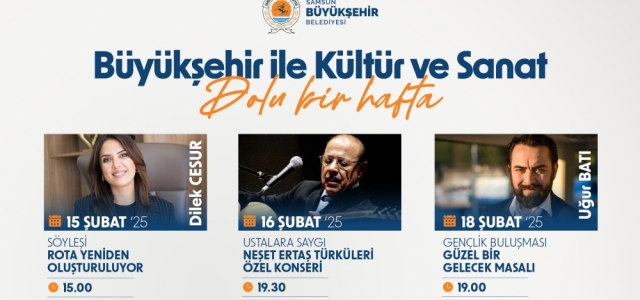 Büyükşehir'den etkinlik dolu bir hafta