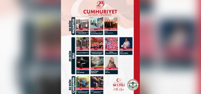 Giresun Belediyesi’nden Dolu Dolu Cumhuriyet Bayramı Programı