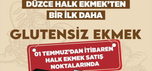 Glutensiz ekmek satışları 1 Temmuz itibariyle büfelerde başlayacak