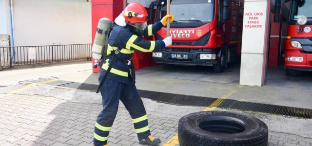 İtfaiye personeline kondisyon eğitimi