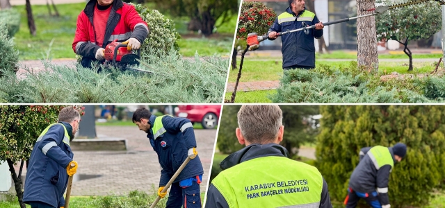 Karabük Belediyesi Ağaç Budama ve Peyzaj Çalışmalarına Devam Ediyor