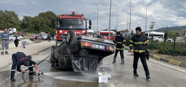 Karabük'te cip ile otomobil çarpıştı, 4 kişi yaralandı