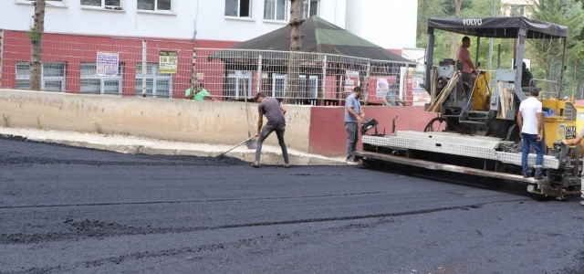 Kumru Şehir Merkezi Asfaltlanıyor