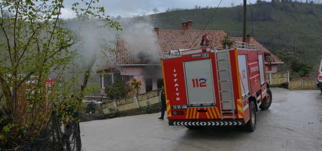 Ordu’da ev yangını