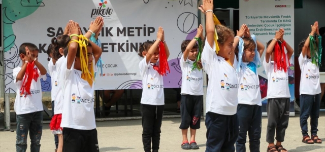 Ordu'da mevsimlik tarım işçilerinin çocukları için etkinlik düzenlendi