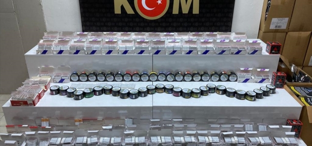 Samsun'da 14 bin 600 adet makaron ele geçirildi