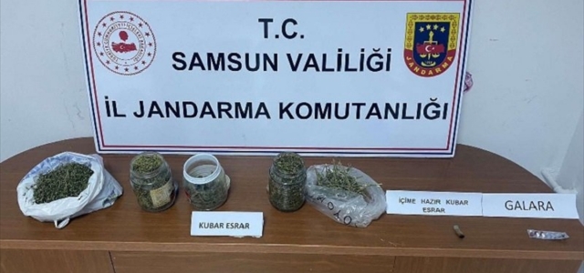 Samsun'da 2 kilo 340 gram esrar geçirildi, 1 zanlı yakalandı