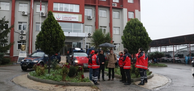 Sınırda görev yapacak sağlık çalışanları dualarla uğurlandı