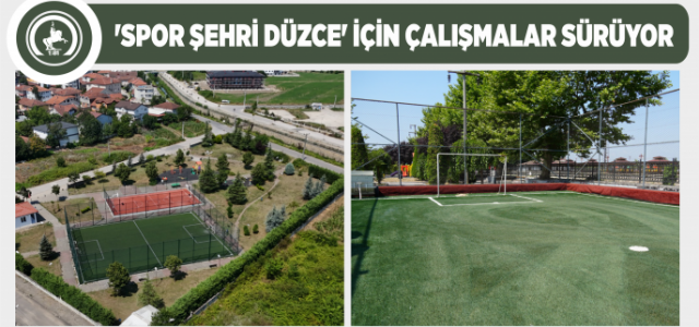 ‘Spor şehri düzce’ için çalışmalar sürüyor