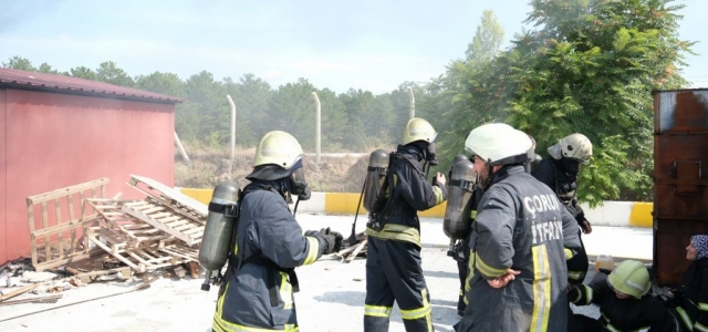 Tatbikat gerçeği aratmadı