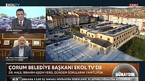 Başkan Aşgın Ekol TV’nin konuğu oldu