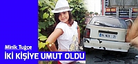 Minik Tuğçe iki kişiye umut oldu