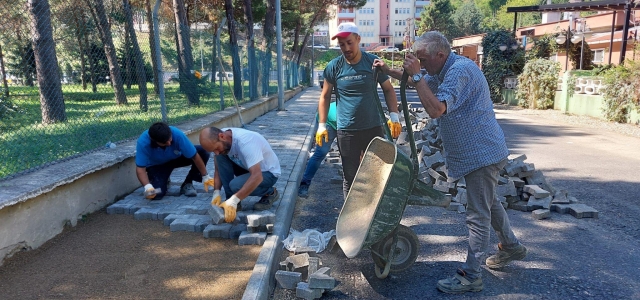 Üstyapı iyileştirme çalışmaları hızlandı