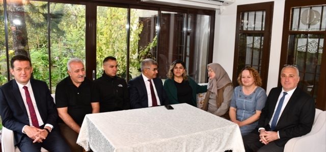 Vali Gürel'den Telabyad gazisine ziyaret