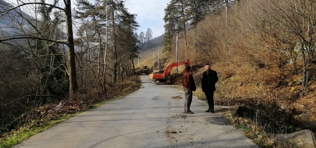 Yedigöller yolu genişletiliyor